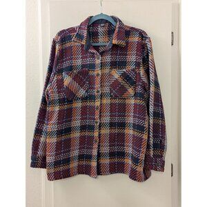 Vintage-Inspired Better Unsaid Plaid Button-Up Shirt In Multicolor